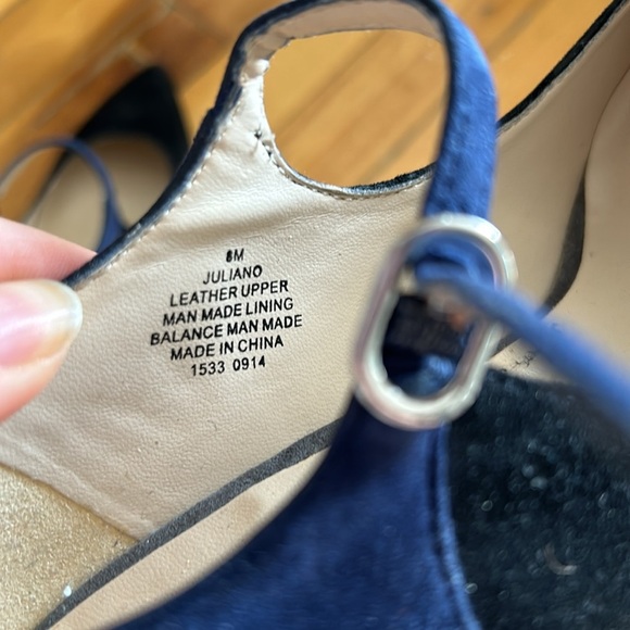 Nine west suede colorblock mary jane heels - Picture 6 of 6